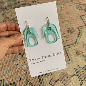 Warren Steven Scott Acrylic Drop Earrings
